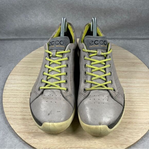 Ecco Spikeless Golf Shoes Mens EU 40 US 7 Gray Biom Hydromax Yak Leather - Picture 2 of 9